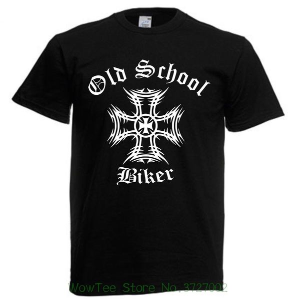 

schwarzes t-shirt old school biker iron cross kreuz dk109 shirt cotton hight quality man t shirt sport hooded sweatshirt hoodie