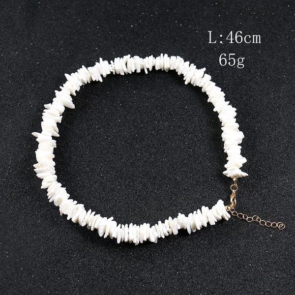 

natural irregular shell fragments women's bracelet necklace seashell charm jewelry gifts summer boho jewelry for women h jllcqd