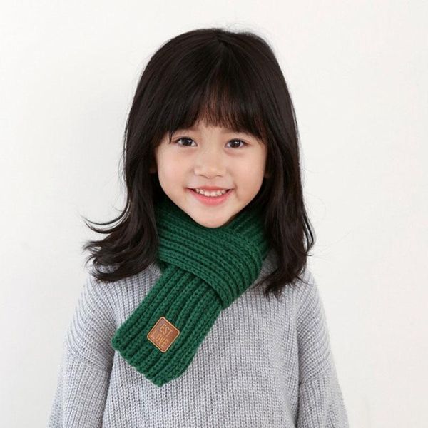 

winter children's little scarf boy and girl's neck wrap winter children's warm wool baby neck wrap autumn baby's knitted, Blue;gray