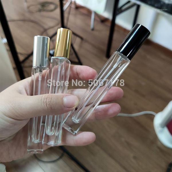 

high grade 10/30pcs 10ml travel transparent glass perfume atomizer small mini empty spray refillable bottle1
