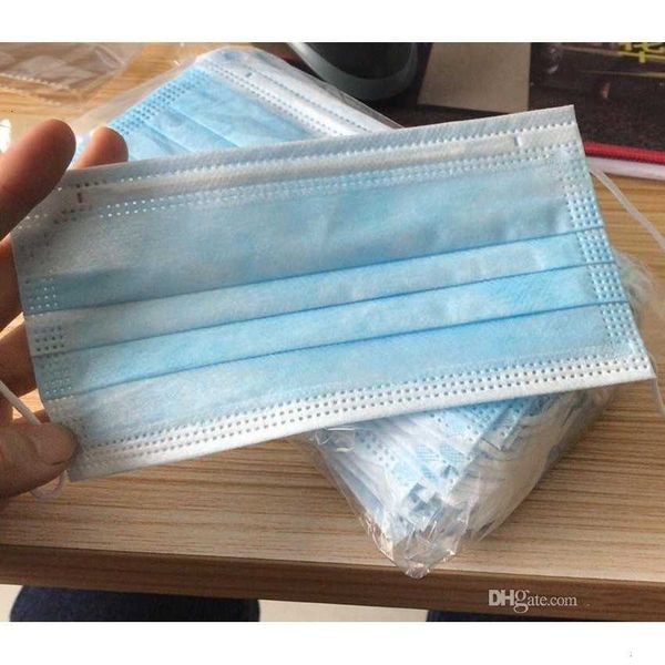 

masks stockdisposable ear face unisexloop with in elastic 3 ply breathable and comfortable for blocking dust