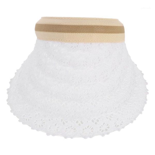 

1pc beach empty cap lace sun protection hat fresh big brim sun hat1, Blue;gray