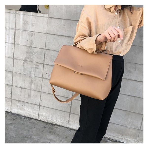 

2020 new women fashion handbags ladies causal tote bags large capacity women leather handbags retro daily shoulder bags