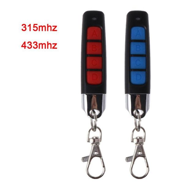 

4 button 315mhz/433mhz metal wireless duplicator copy clone remote control controller gate door garage car opener key electric g