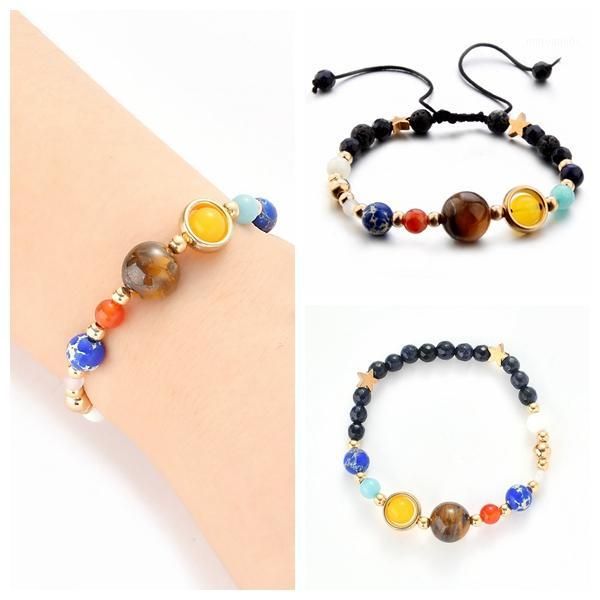 

fashion 7 chakra bracelet men black lava healing balance beads reiki buddha prayer natural stone yoga bracelet women jewe1