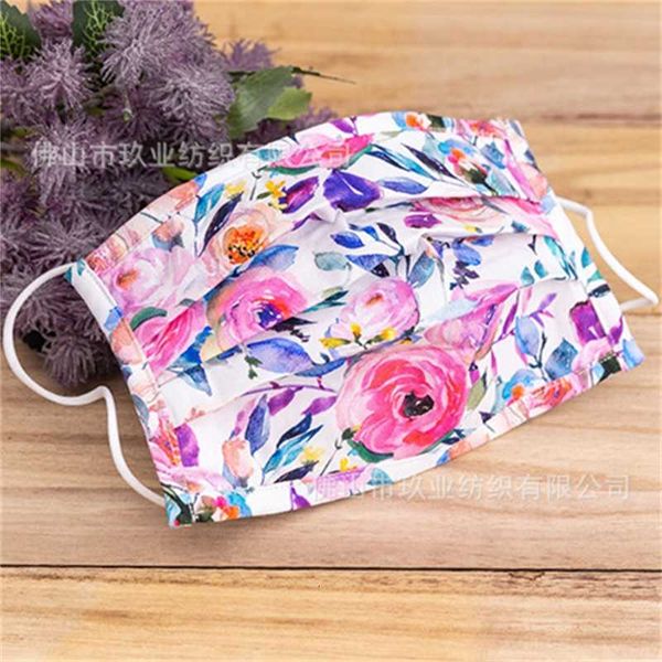 

non-disposable anti-fog washable printing children's cotton mask and child mask 507cg