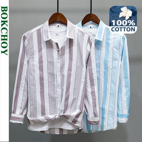 

2021 spring new men cotton striped shirt long sleeve button up casual 1237, White;black