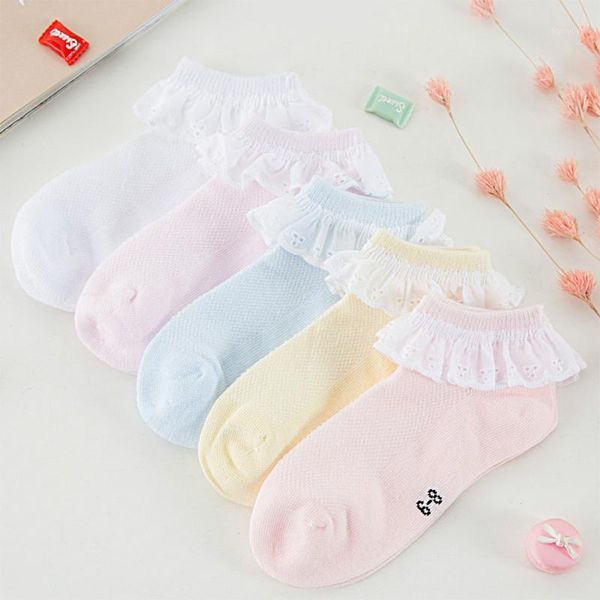 

fashion princess girl cute sweet cotton lace ruffle mesh socks children ankle short socks baby toddler comfortable1, Black;white