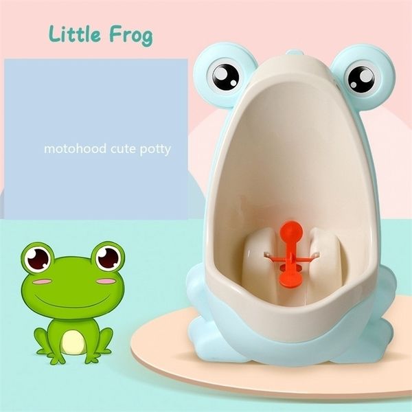 MOTOHOOD Töpfchen Toilette Urinal Pee Trainer Wand-WC Pee Trainer Kinder Baby Junge Badezimmer Frosch Urinal Kinder Jungen toile 201117