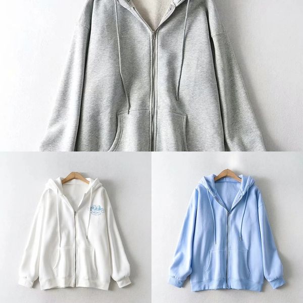 

осень 2020 новых женщин bm плюшевые: чистой красный пальто sweatersweater свитер моды молнии с капюшоном кардиган пальто znmly, Black