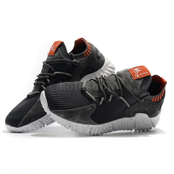 

us 6.5 eur 37 treeperi charm speed socks trainer 3.0 running shoes dark grey orange for men women sports sneakers
