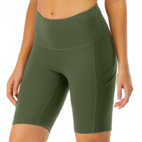 

new fashion summer women yoga shorts high waist seamless hip-up tight elastic sport shorts push up running fitness gym clothes, White;red