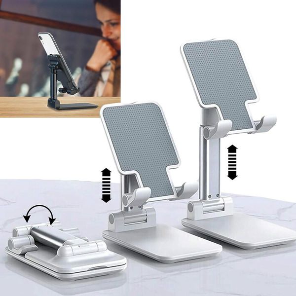 

2020 new adjustable stand wireless charger desk dual phone holder for smartphone