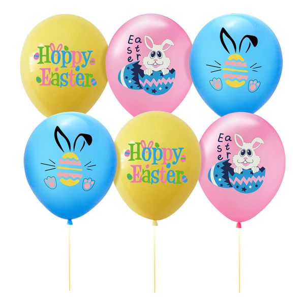 

12 inch easter balloons balloons letters rabbit air balloon easter decor party eggs e122304 bunny lovely latex festival supplies decora ulvg