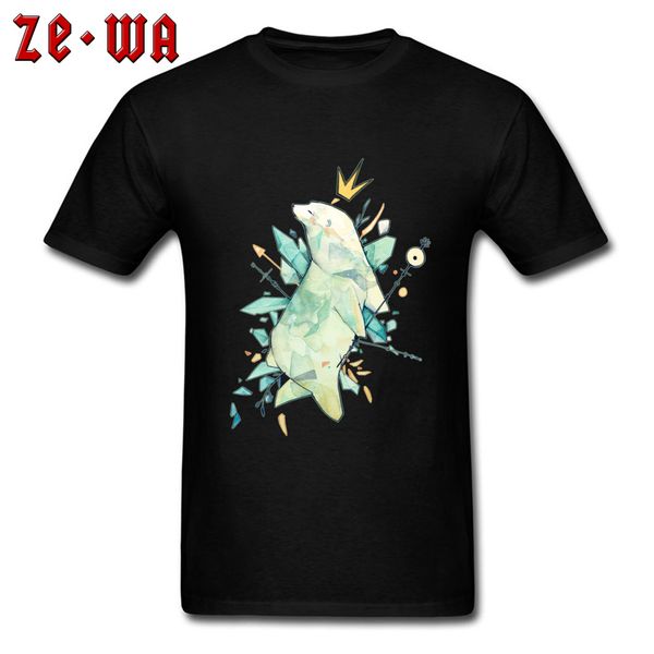 

clothes summer art design father day gift oversized polar bear king print swea blue sport hooded sweatshirt hoodie t shirt