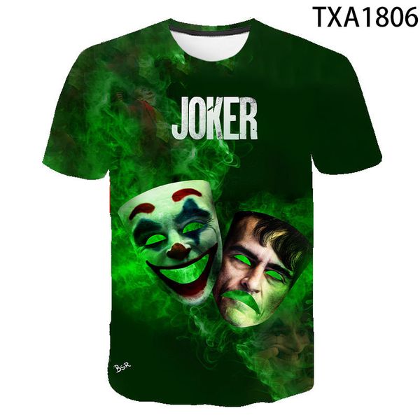 

new joker clothing wild trend fun cool quality 3d print shirts comics funny anime men clothing