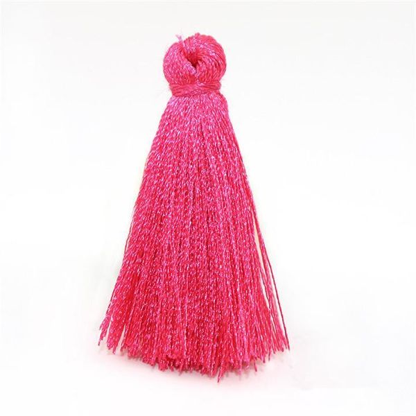 

30pcs ice silk color tassels fringe pendant diy material jewelry accessories tassels trim garments curtains decor tassels 4cm h wmtsrt