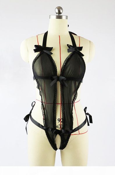 

qualitysexy кружева белье горячее эротическое белье babydoll crotchless одежда белье teddy порно ремень комбинезон плюс размер для женщин, Red;black