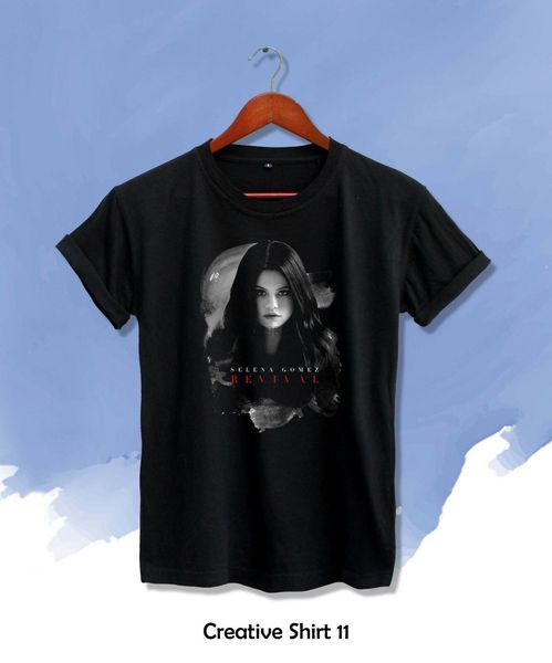 

selena gomez revival world tour shirt new logo t shirt 3 colors cotton sport hooded sweatshirt hoodie