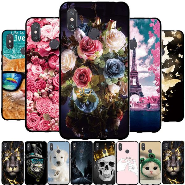 

mi max 3 silicone cover, mi max 3 tpu 3d cover, fashion dign, mi max 3