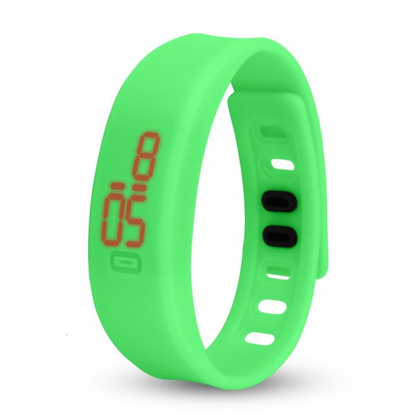 

silicone led bracelet watch for children and students gift jelly bracelet electronic watch xm-be4m, Slivery;brown