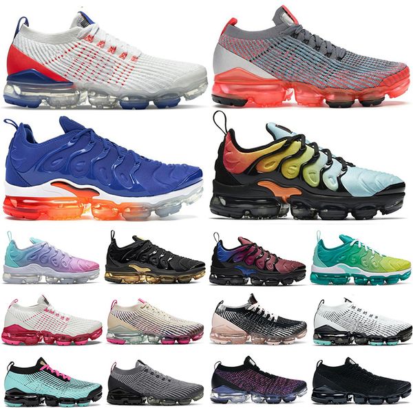 

pure platinum 3.0 mens running shoes triple black tn plus pistachio frost aurora flash crims cushion men women trainers sneakers shoes 36-45
