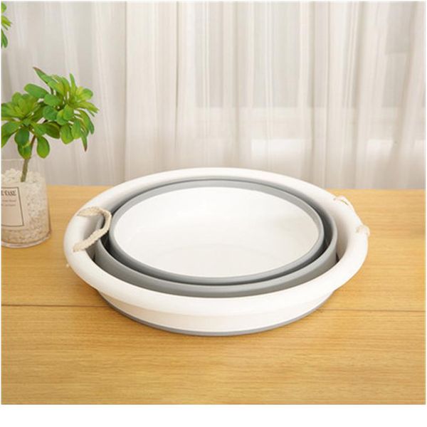 

30l sile bucket fishing equipment folding bucket outdoor foldable collapsible bucket camping basin thick travel jlljrg