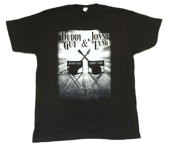 

buddy guy jonny lang chairs guitars 2012 tour black t shirt new official sport hooded sweatshirt hoodie