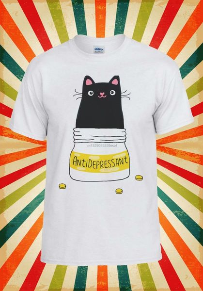 

cute cat kitten антидепрессант смешные мужчины женщины s-3xltank top мужская футболка спортивная с капюшоном толстовка толстовка