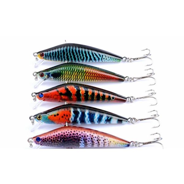 

2017 new lifelike colorful ps painted crank artificial bait 8cm 8.2g freshwater fishing bbyeoj bdepack2001