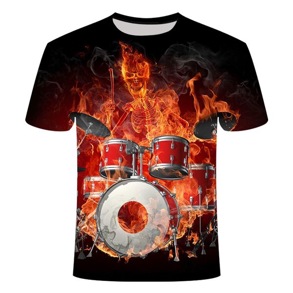 

guitar art musical instrument 3d style 3d print shirts harajuku harajuku funny men clothing