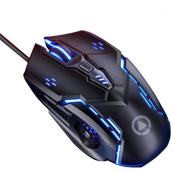 

mice 1pc mute wired mouse gaming computer for home men1