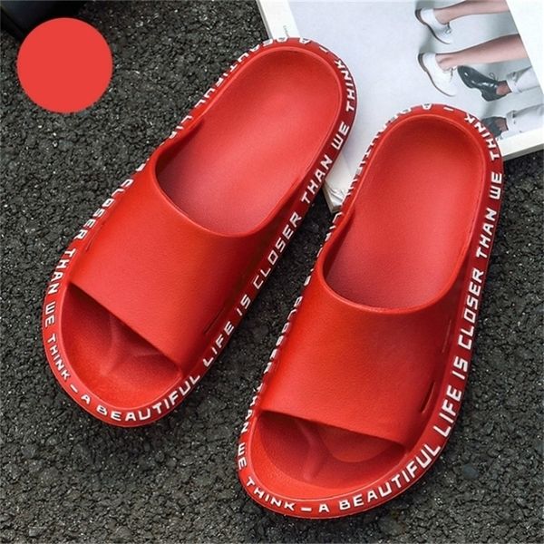 

woman shoes fashion massage flip flops black summer men ladies eva non-slip bathroom slippers beach slides y200423