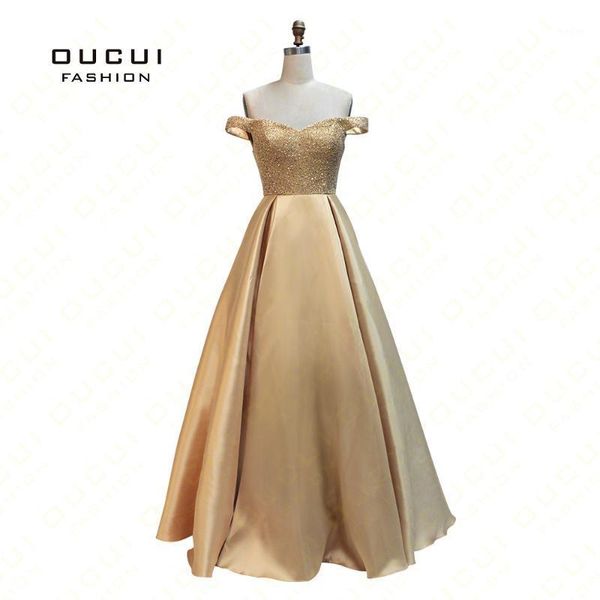 

real ps gold color backless long evening dresses bride banquet floor-length party prom dress 1029201, White;black