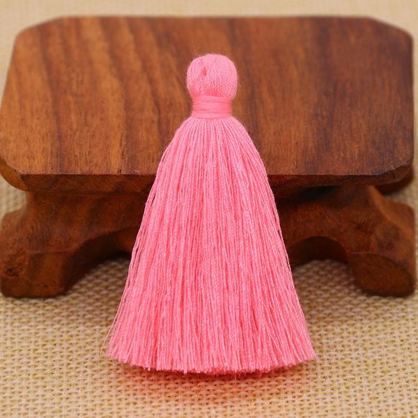 

50шт 5см полиэстер хлопчатобумажный кисточка бахрома подвеска diy craft маленькая кисточка одежды шторы декор серьги серьги ювелирных издели