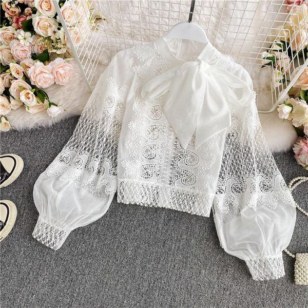 

women's blouses & shirts 2021 fashion clothing full stand shirt and blouse, White