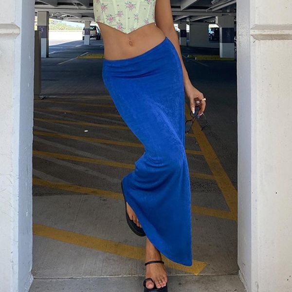 

bodycon midi skirt high waist skinny women caual pencil skirts lady fashion streetwear, Black