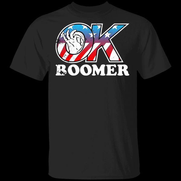 

ok boomer american flag t shirt men women black short new funny tee shirt sport hooded sweatshirt hoodie