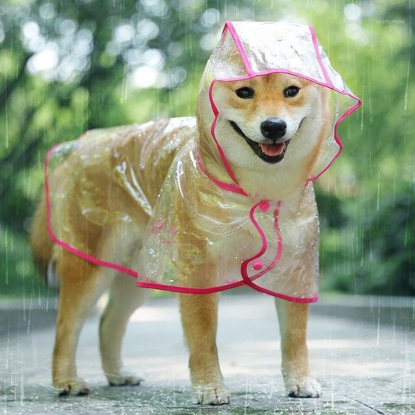 

dog apparel design poncho transparent waterproof pet raincoat factory direct pu 4 small1