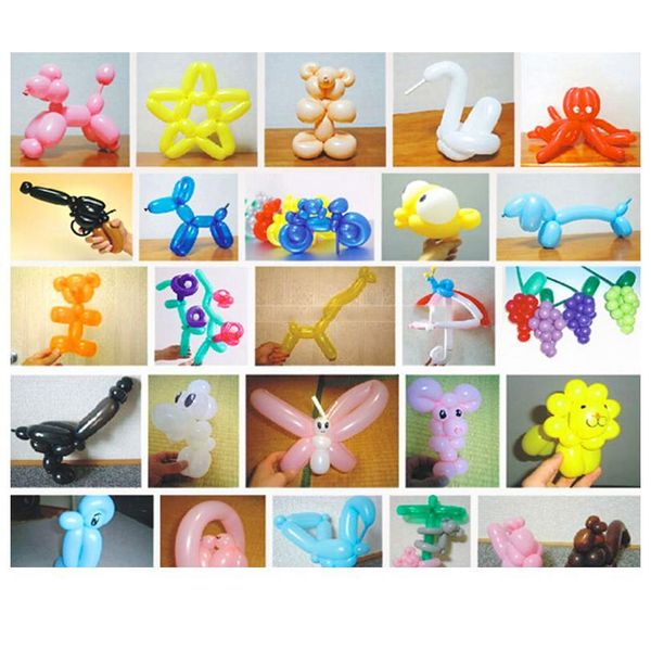 

100pcs/lot mix color 16cm/26cm balloon wedding birthday party decoration magic ballons kids assorted latex long bbyypd