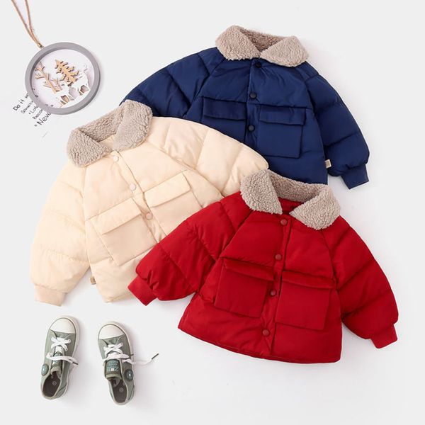 

off season boy's girl's down cotton jacket, Black