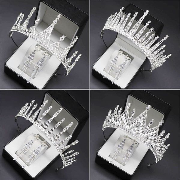 

bridal headdress wedding accessories new crown dress for children 18 year old princess adult, Silver