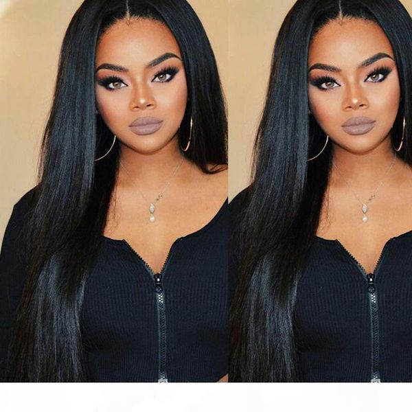 

бразильские волосы парики естественный цвет silk straight человеческих волос парики боб стиль glueless полный парик шнурка с ребенком волос, Black;brown