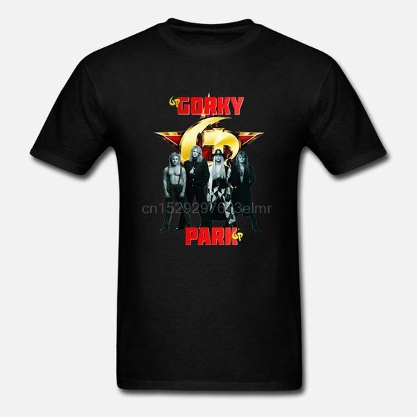 

men's t-shirts men tshirt gorky park t shirt(1) printed t-shirt tees, White;black