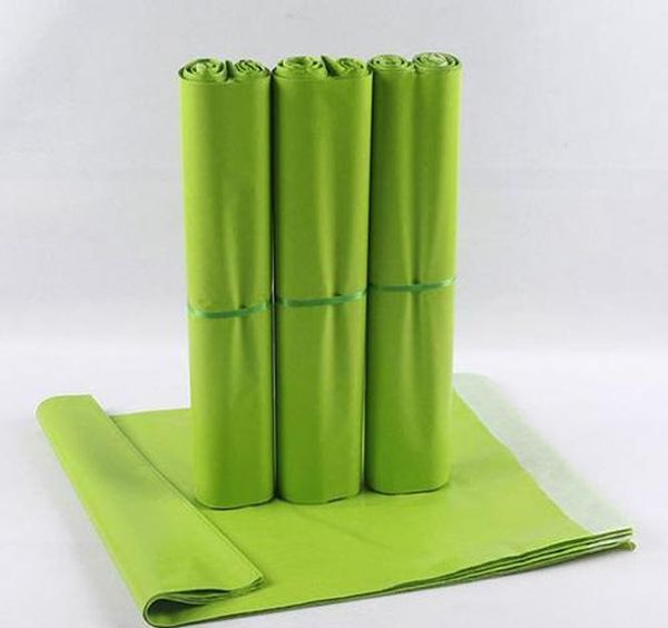 

14*22cm green colorful courier envelope shipping bag mail bag waterproof plastic poly postal ship wmtnpj bdesybag