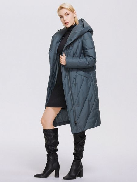 

miegofce zip up dual pocket hooded winter coat without scarf e7up#, Black