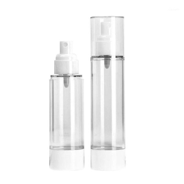 

refillable bottles white travel portable packaging cosmetic bottle spray set professional convenient novel simple apr191