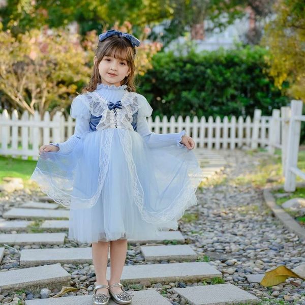 

winter girl's children's autumn lolita and princs skirt sweet mh wool drs u9f0, Red;yellow