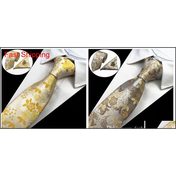 

20 styles mens ties sets floral 100% silk jacquard woven necktie gravata corbatas hanky cufflinks tie set for men f qyleix bdefashion, Black;blue