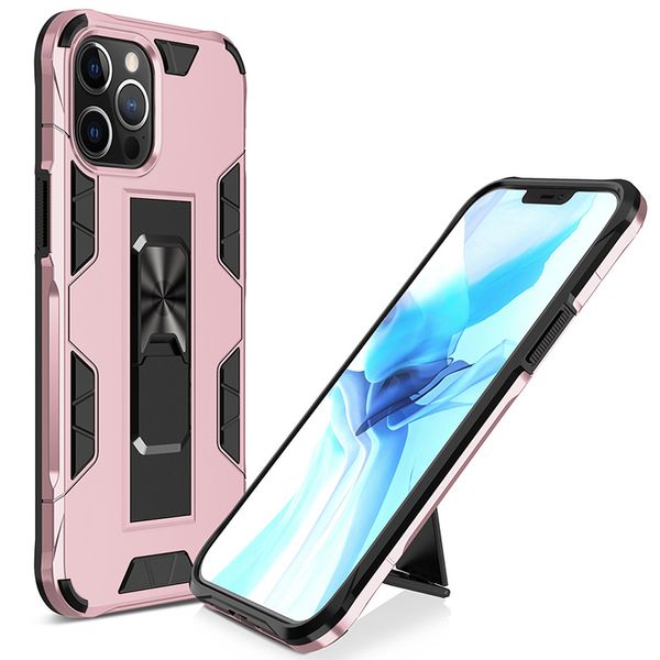 2020 NUOVO DESIGN DESIGN Magnetico Invisible Ring Holder Case per iPhone 12 Pro Max 11 Pro XS per LG Harmony4 Q61 K51 Aristo5